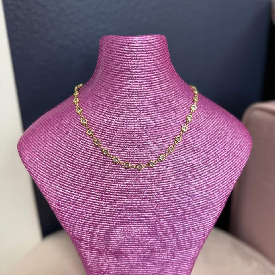 16" Magnetic Crystal Necklace
