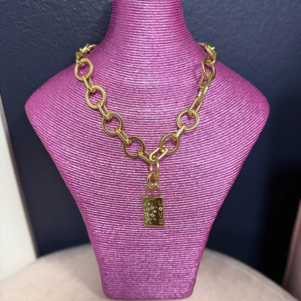 Lux Magnetic Matte Love Pendant Charm