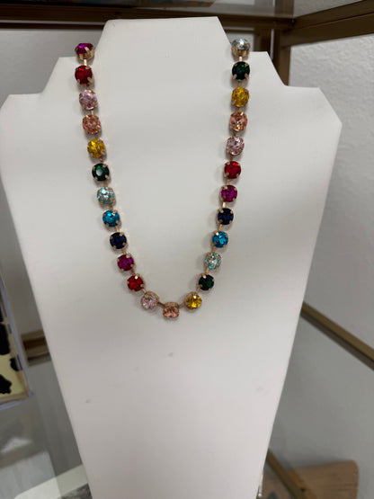 Multi Color Crystal 16/18” Necklace