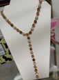 Crystal Y Drop 20” Necklace (4 colors)