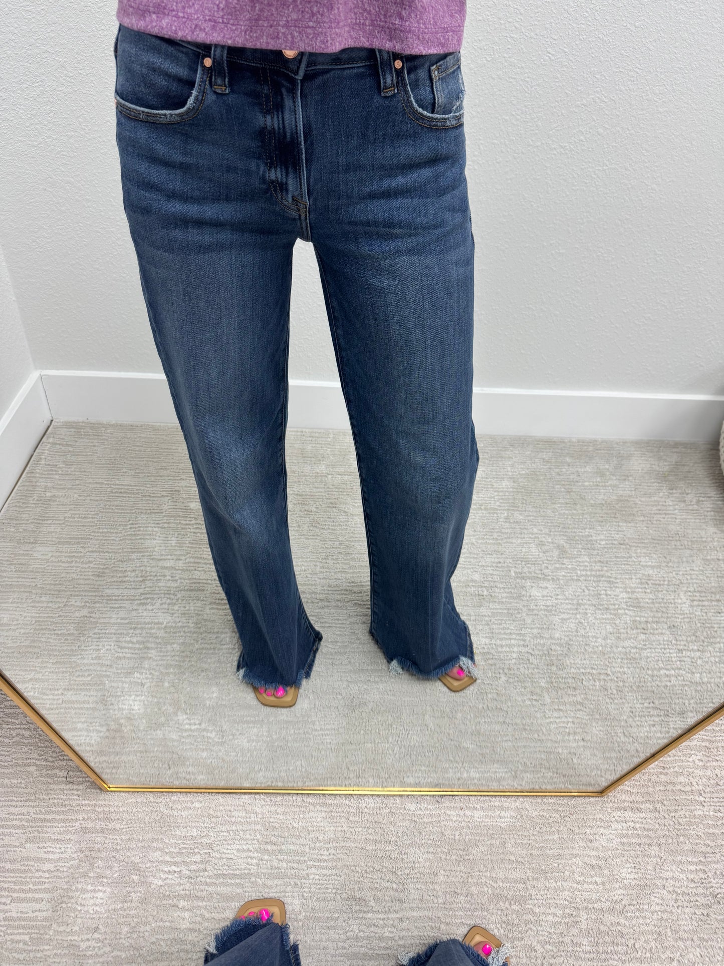 Risen Mid Rise Wide Leg Jean FS