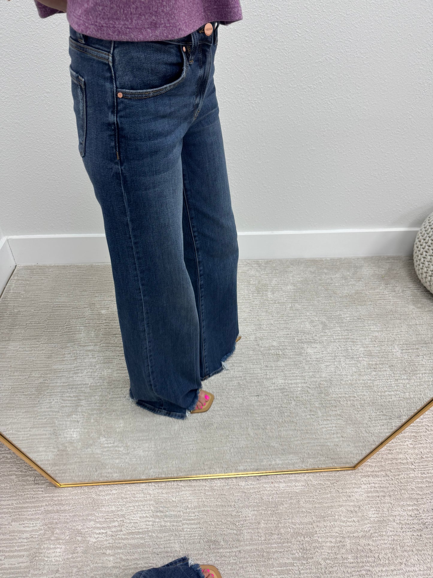 Risen Mid Rise Wide Leg Jean FS