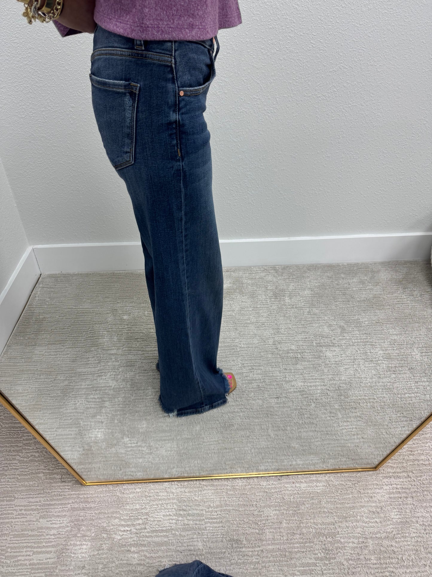 Risen Mid Rise Wide Leg Jean FS