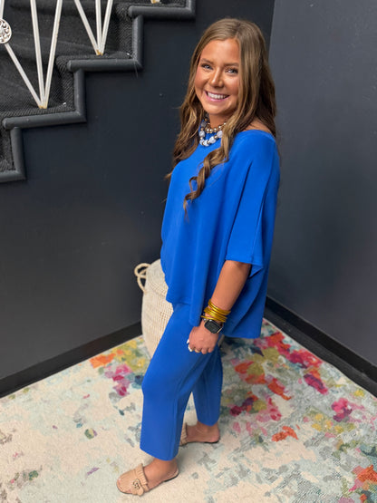 Royal Two Piece Pant Set