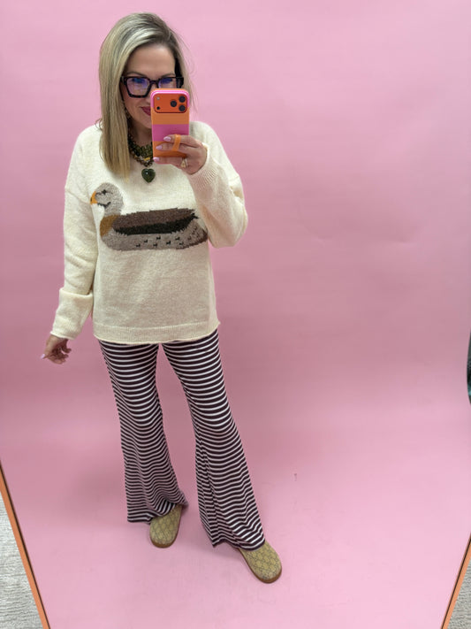 Cream Cozy Mallard Sweater