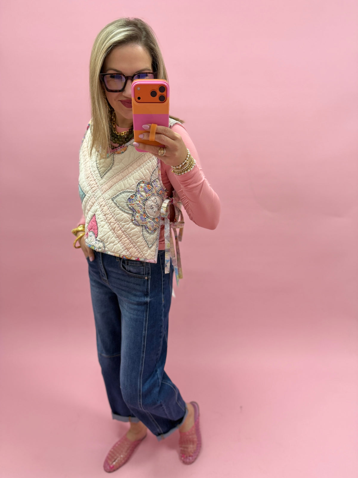 Handmade Quilted Vest #340