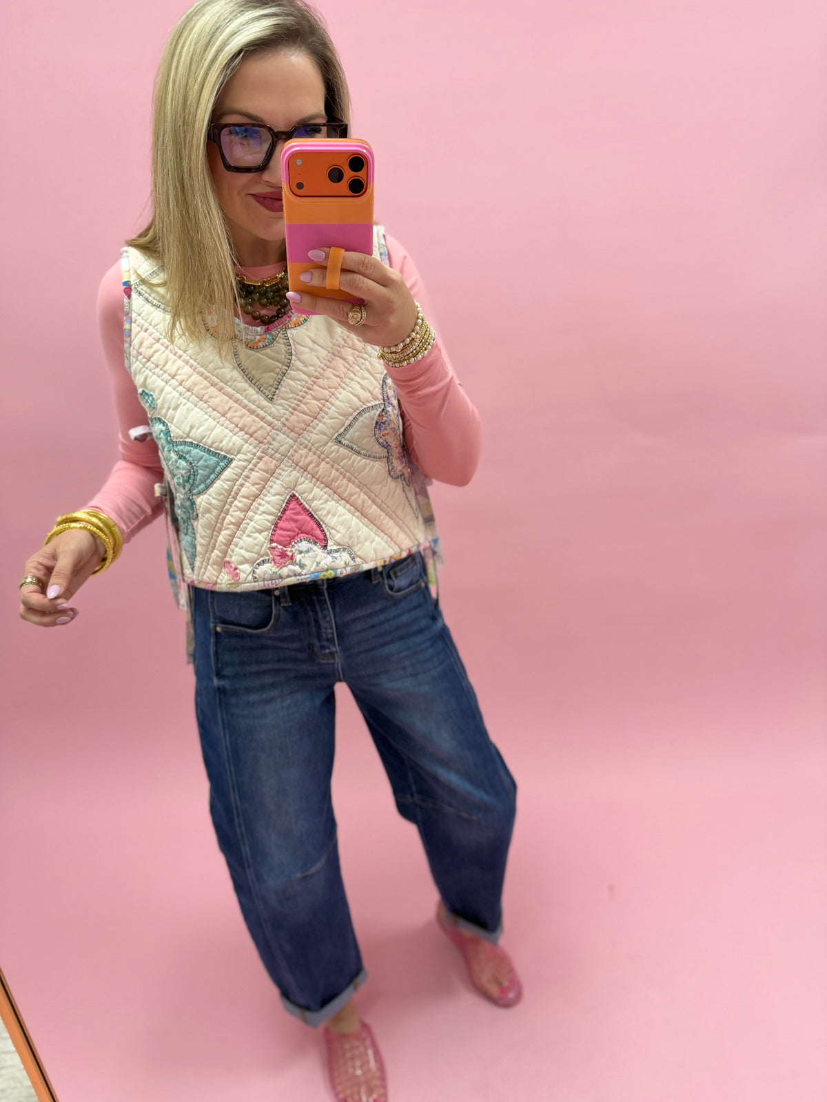 Handmade Quilted Vest #340
