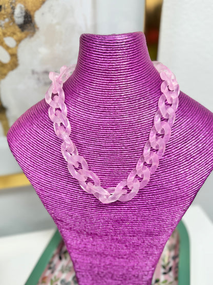 Acrylic Link Necklace (3 colors!) FS