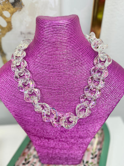 Acrylic Link Necklace (3 colors!) FS