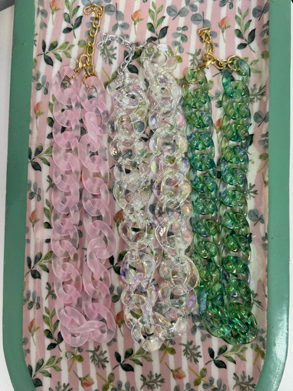 Acrylic Link Necklace (3 colors!) FS