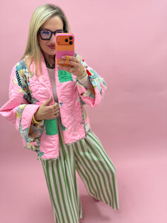 Handmade Quilted Jacket  #223