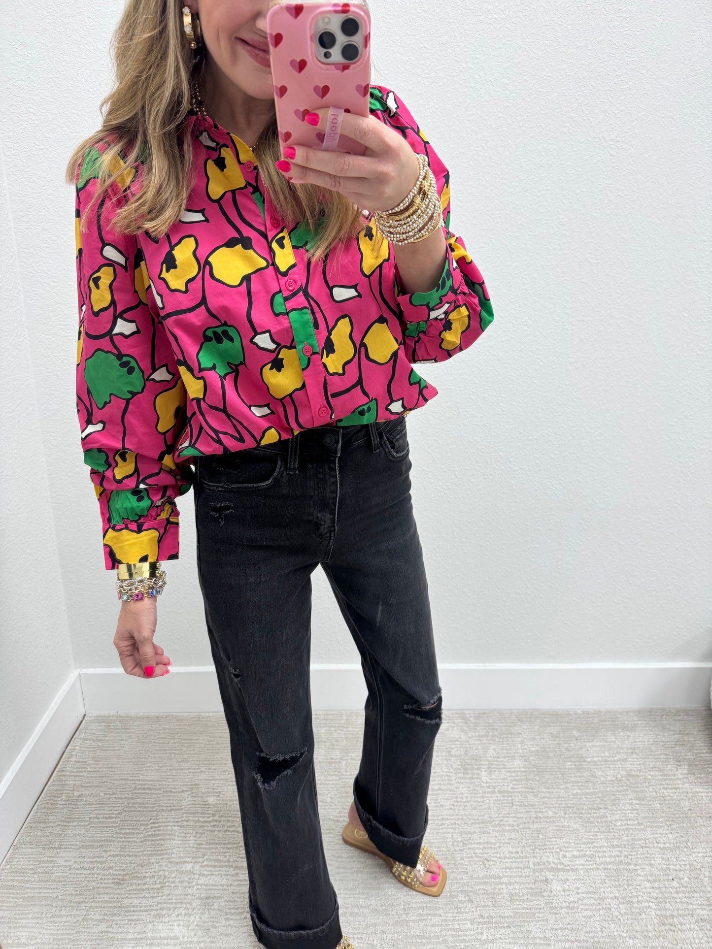 Black Vervet High Rise Distressed Jeans FS