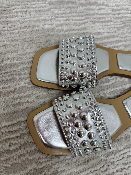 Gia Silver Sandal