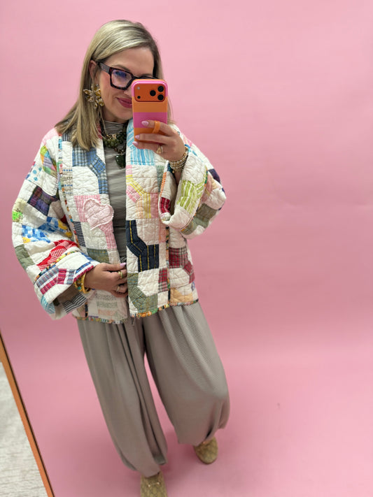 Handmade Quilted Jacket  #366