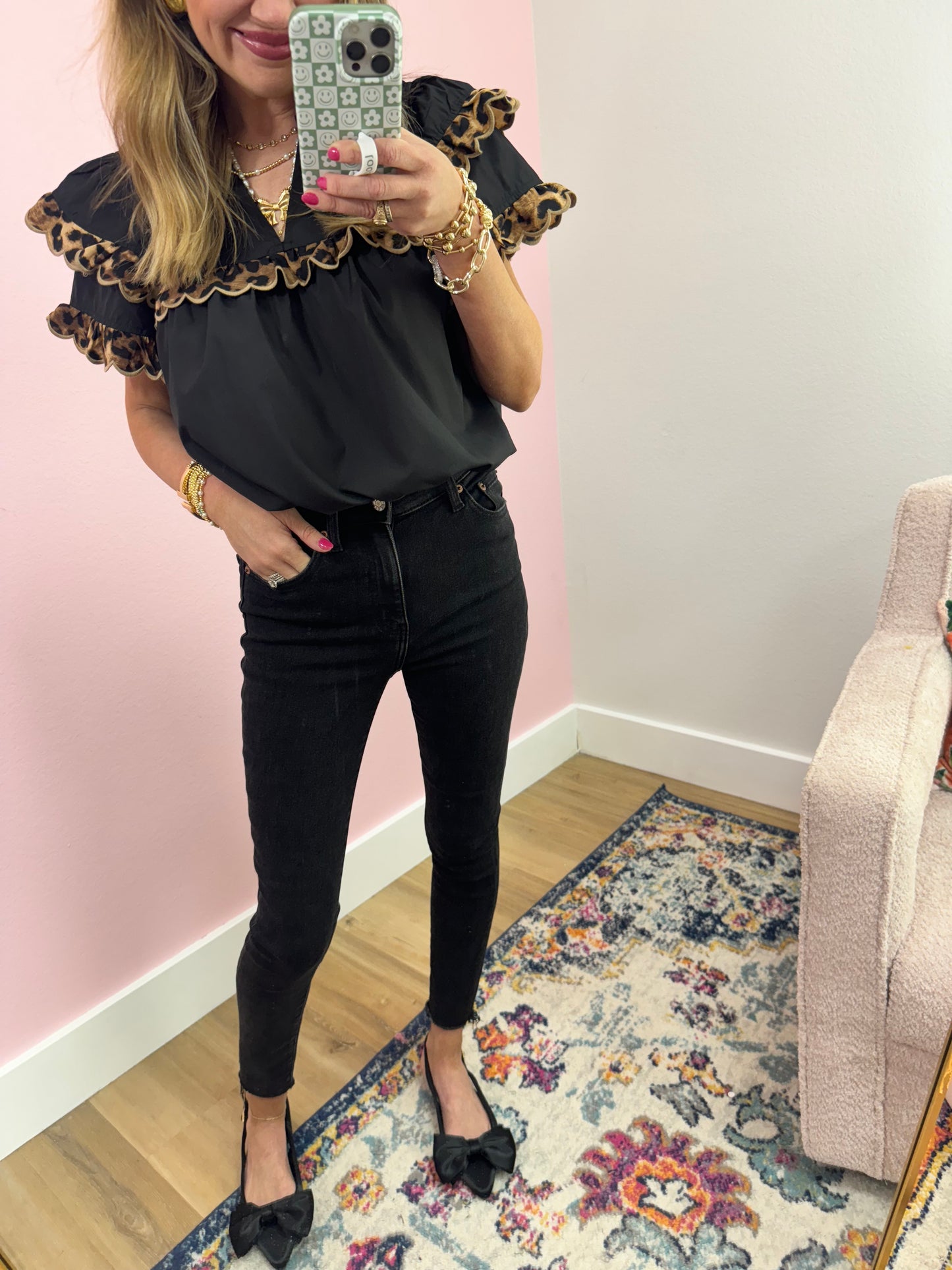 Daze Black High Rise Vintage Skinny