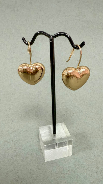 Golden Heart Earrings