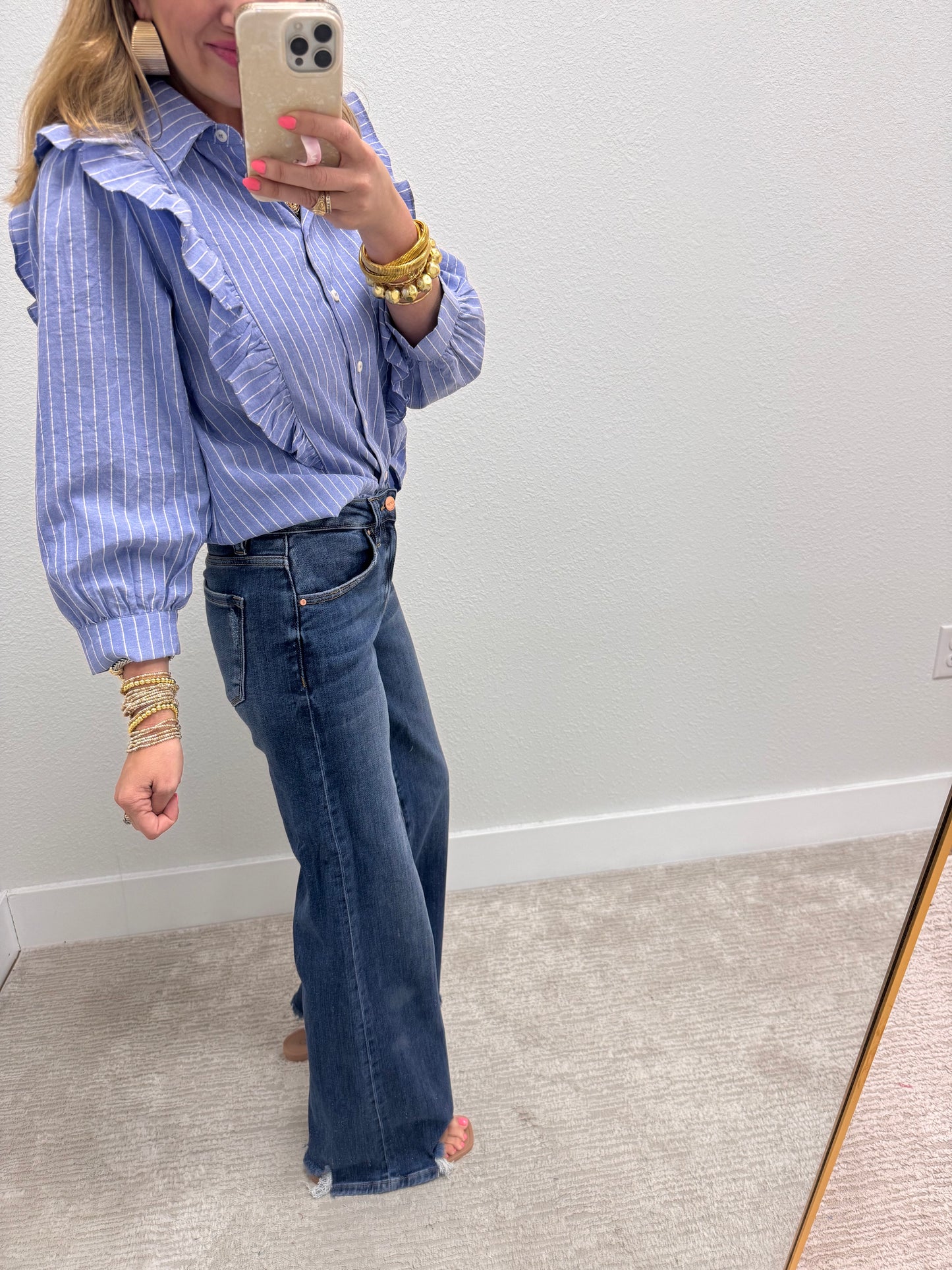 Risen Mid Rise Wide Leg Jean FS