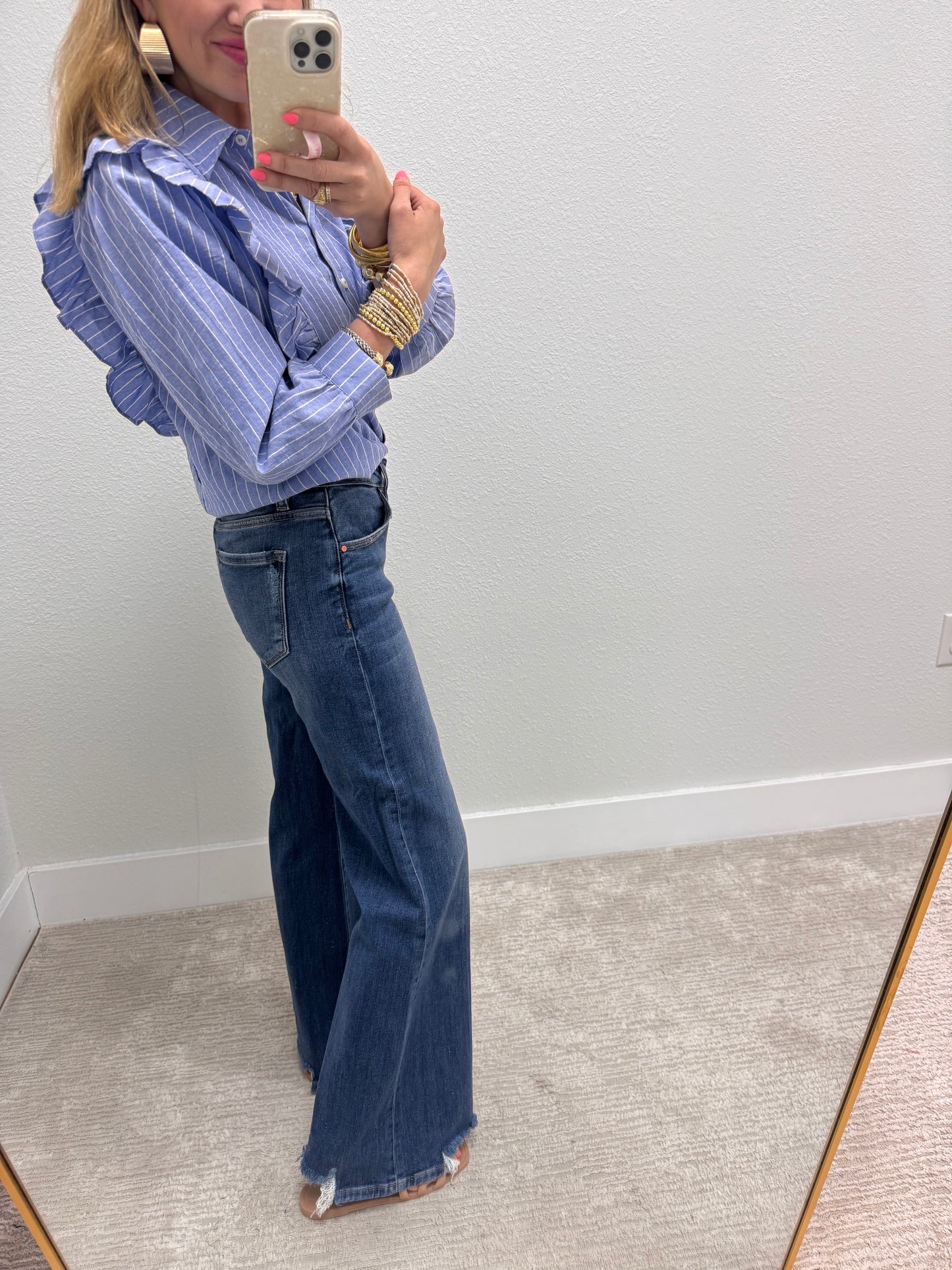 Risen Mid Rise Wide Leg Jean FS