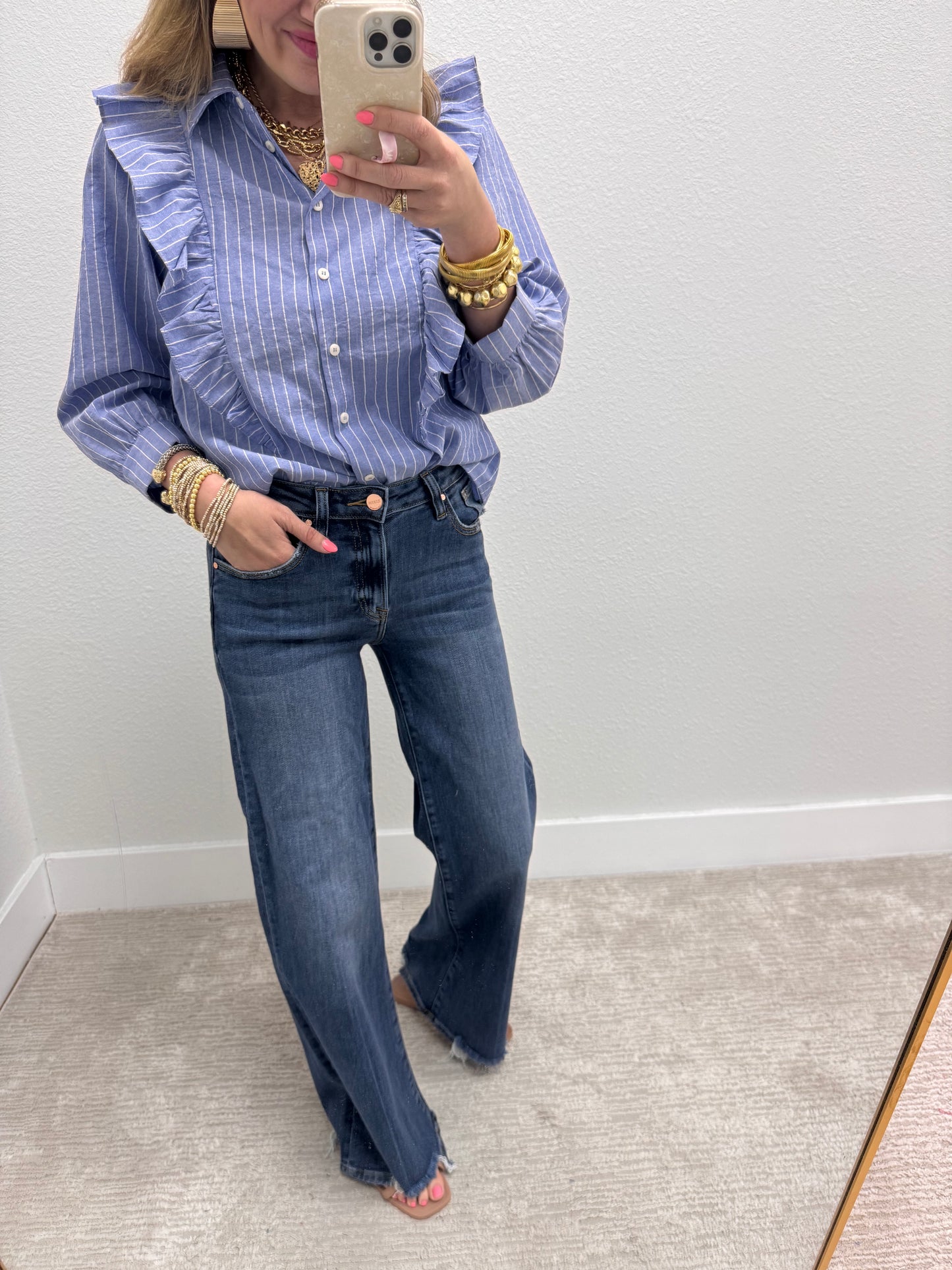 Risen Mid Rise Wide Leg Jean FS