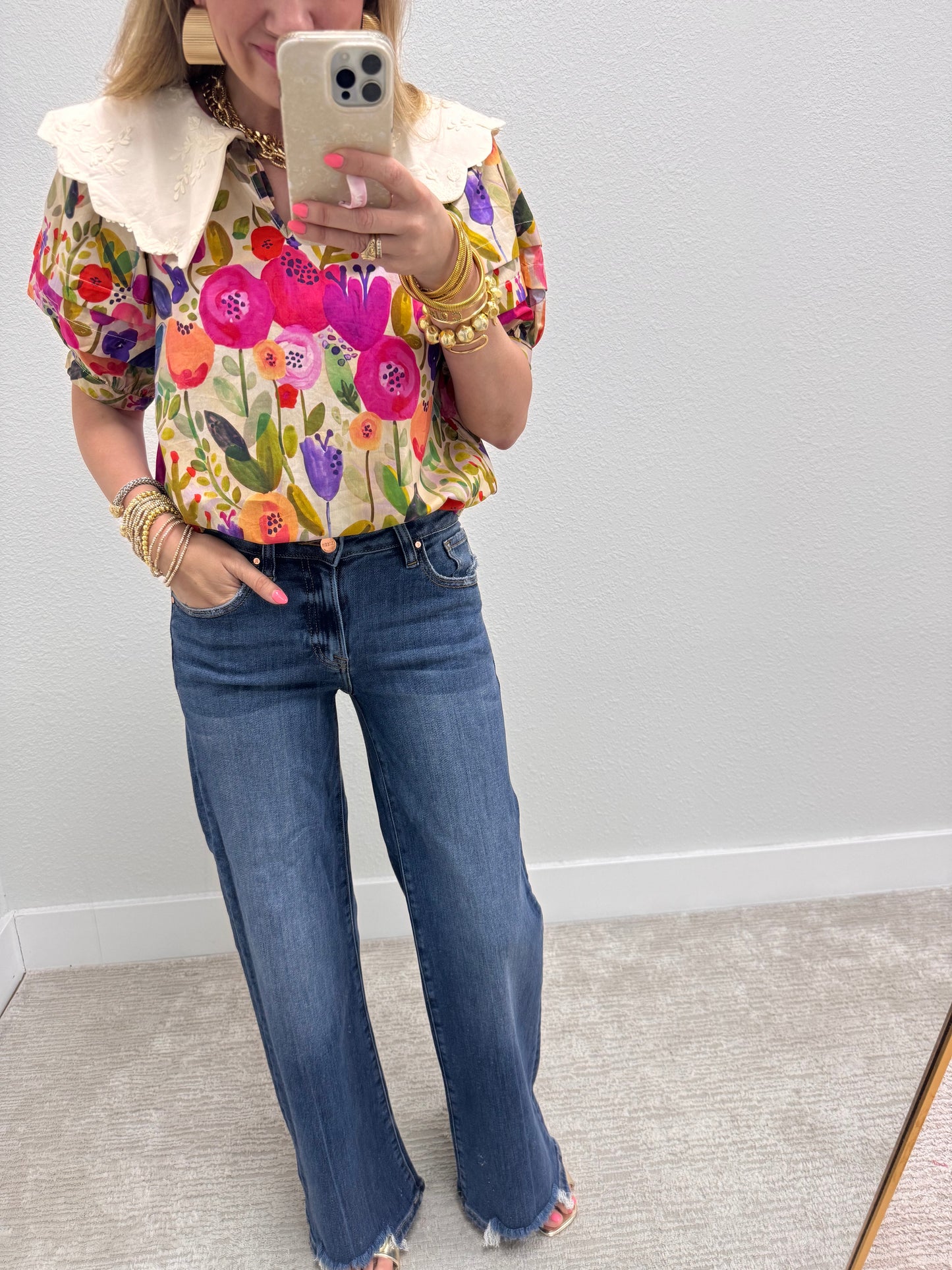Risen Mid Rise Wide Leg Jean FS