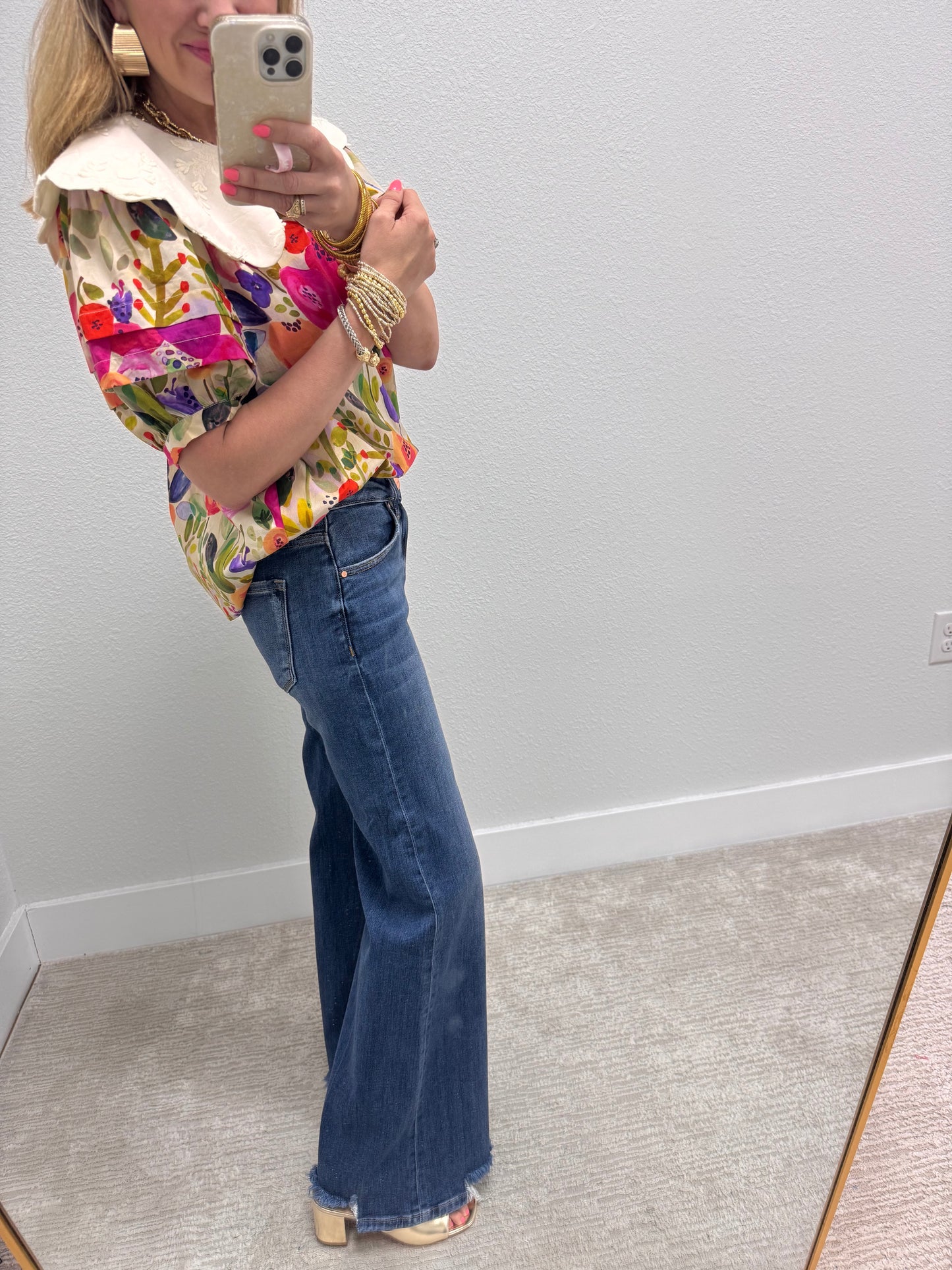 Risen Mid Rise Wide Leg Jean FS