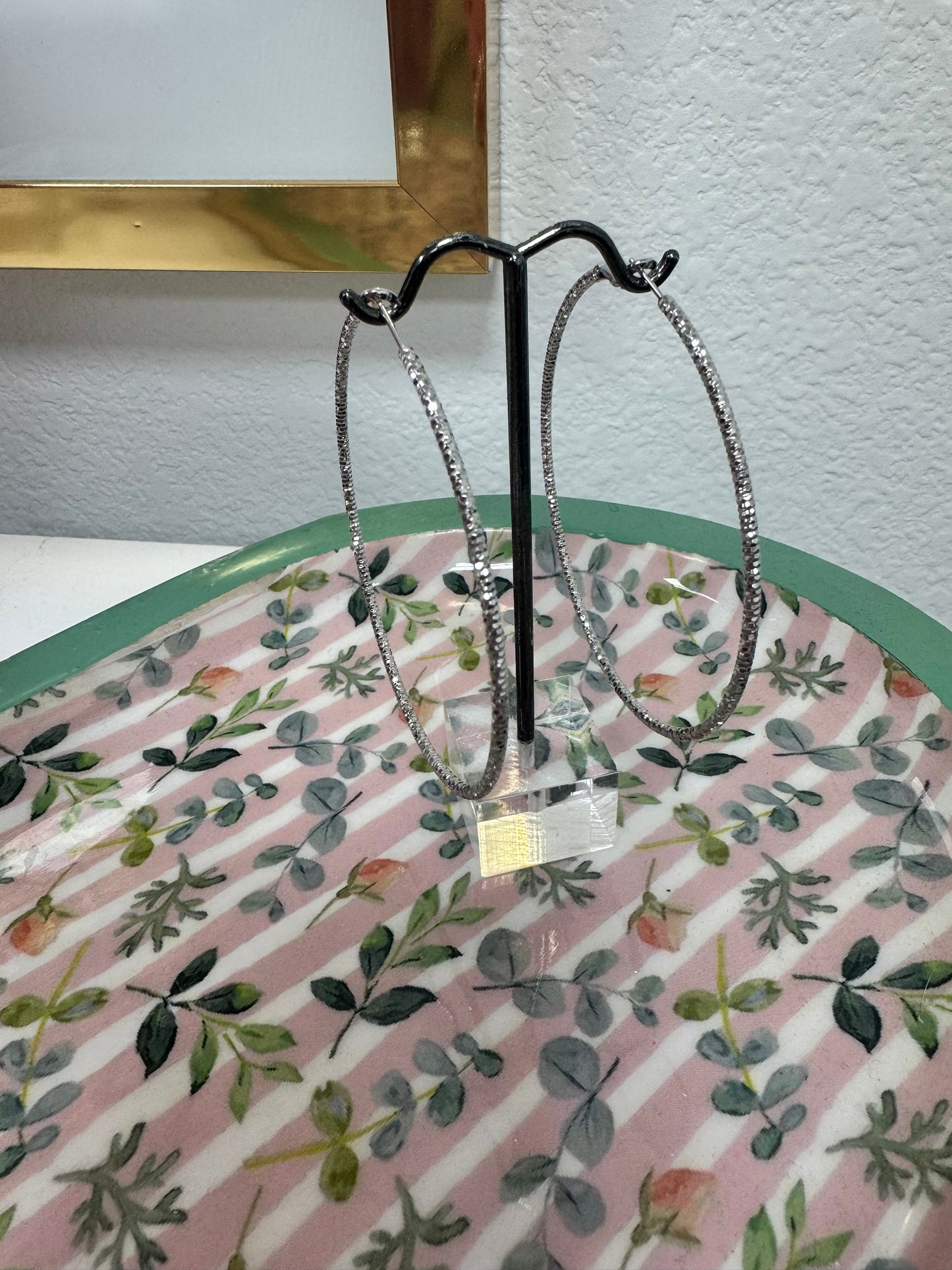 Large Dipped Hoops (Silver and Gold)