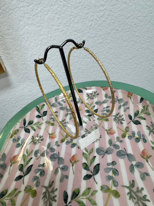 Large Dipped Hoops (Silver and Gold)