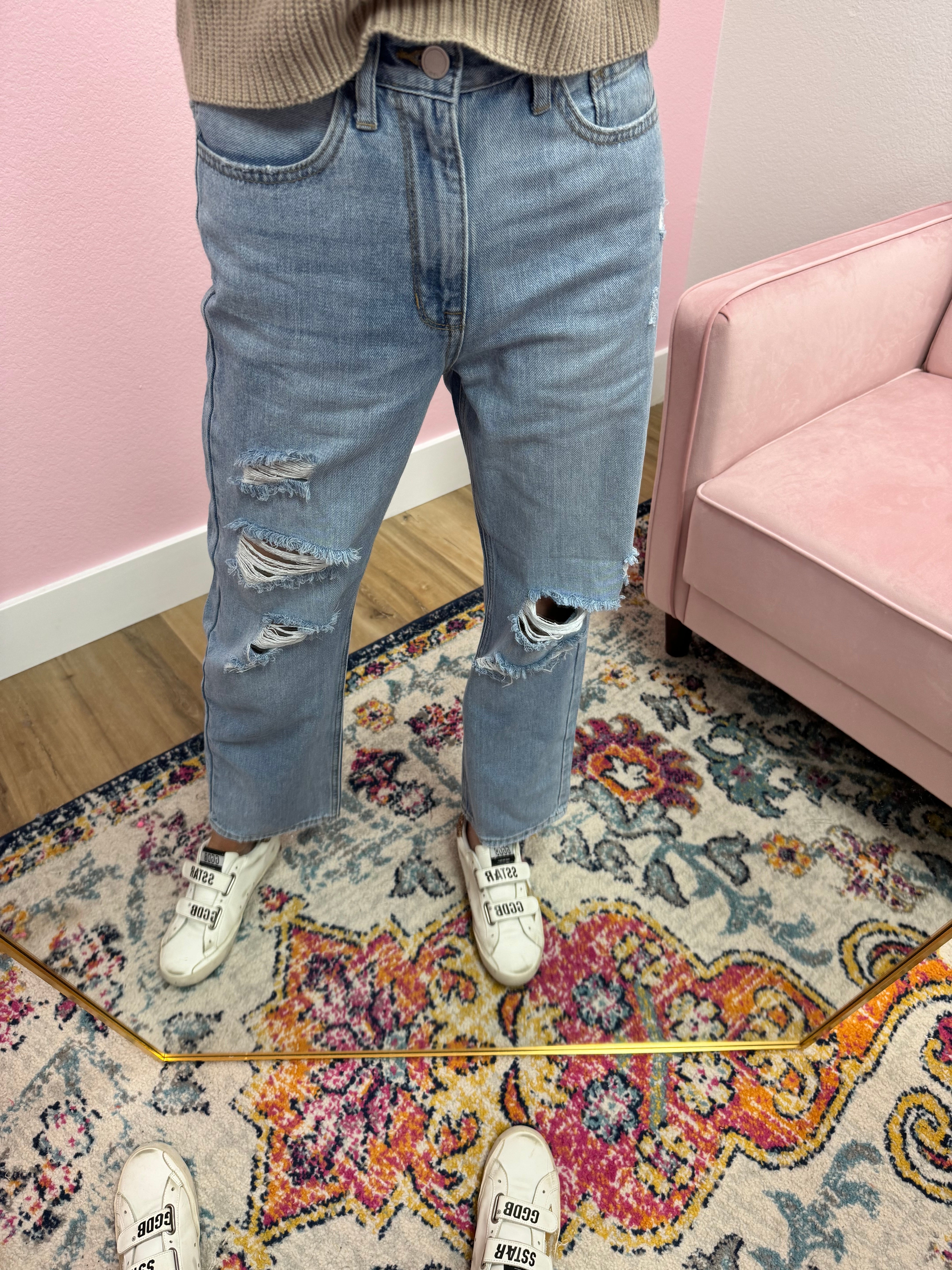 JBD 90’s Distressed Loose Fit Jeans FS