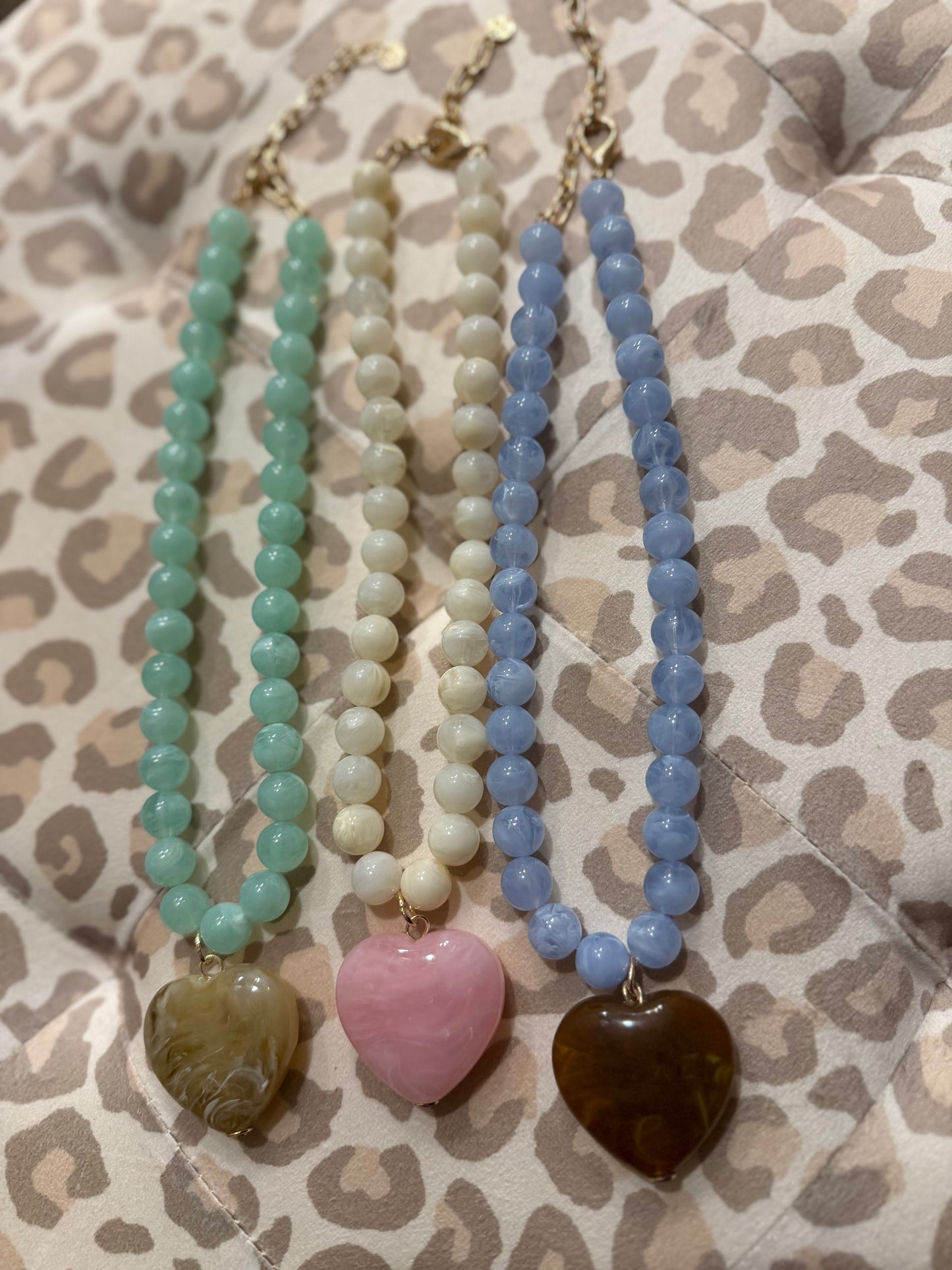Two Toned Heart Necklace (3 colors!)
