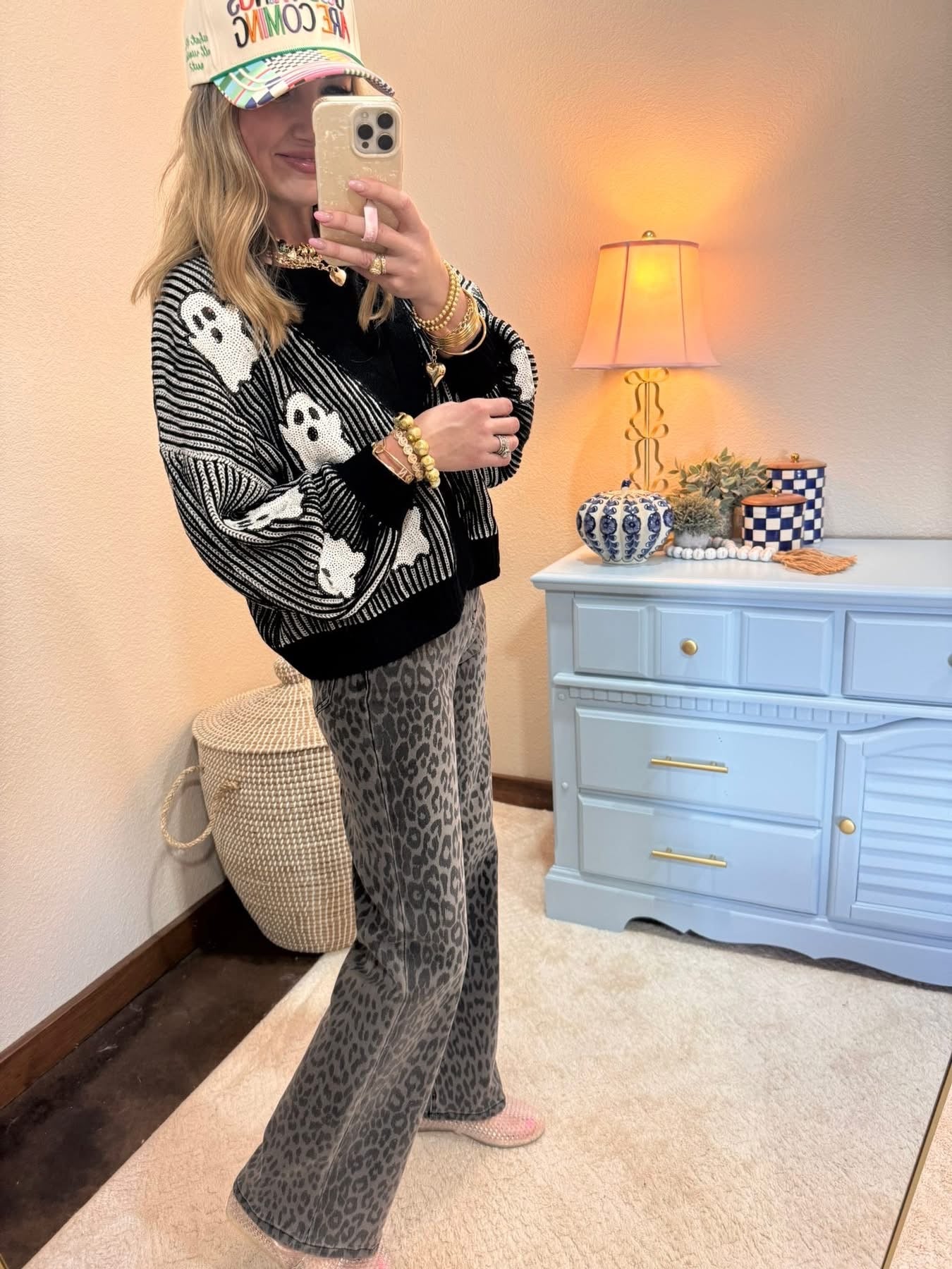 Black and White Ghost Cardigan