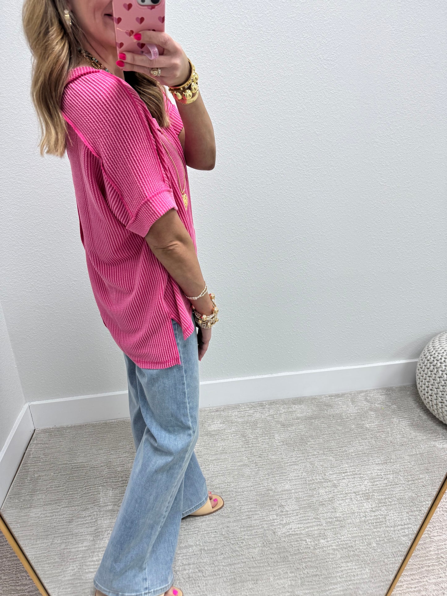 Risen Light Wash Drawstring Jeans FS