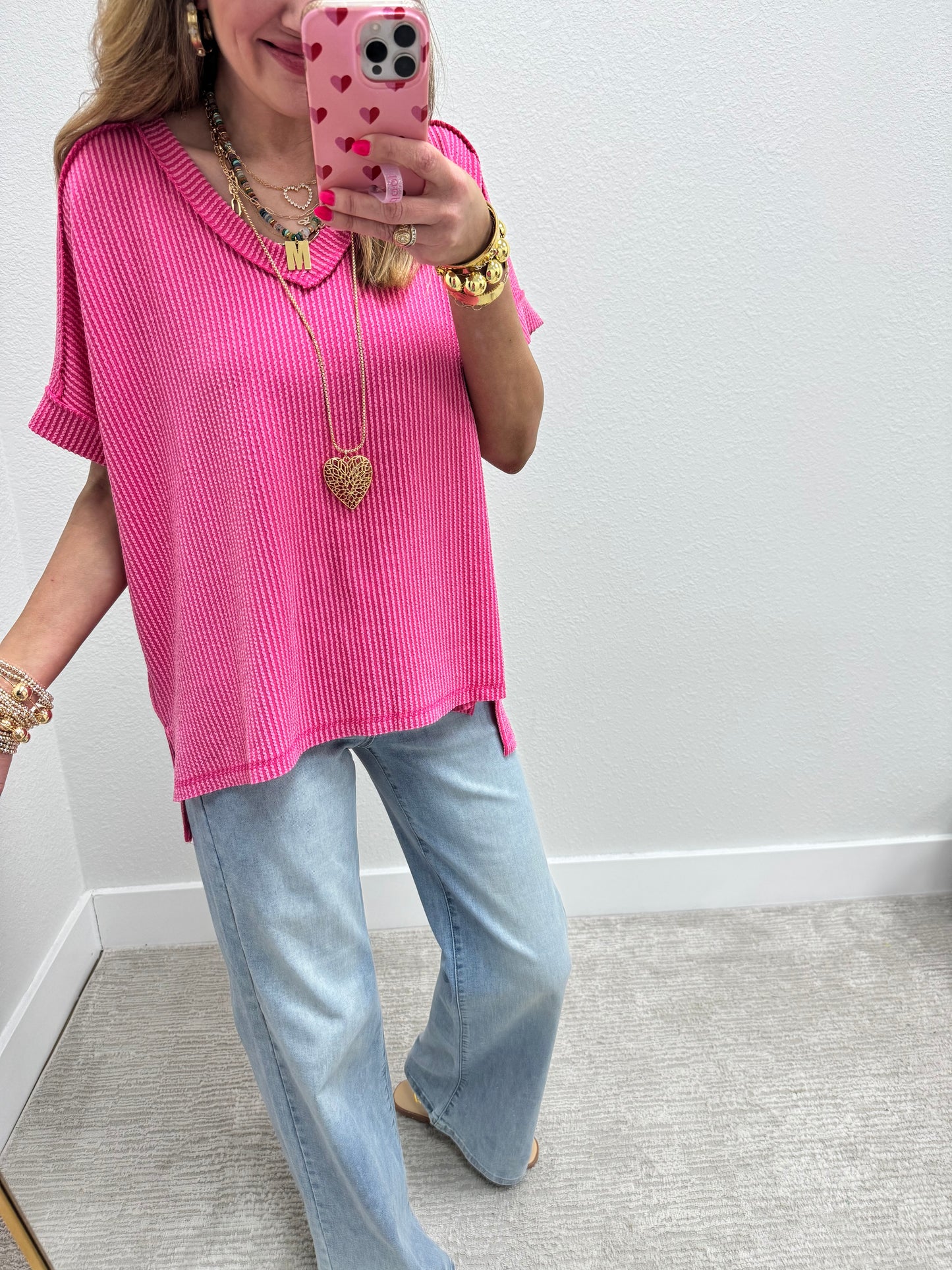 Risen Light Wash Drawstring Jeans FS