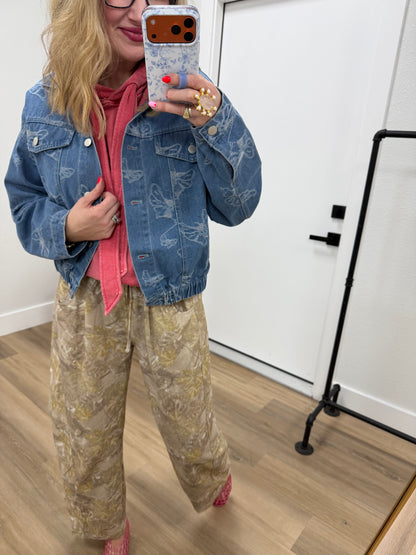 Denim Butterfly Jacket