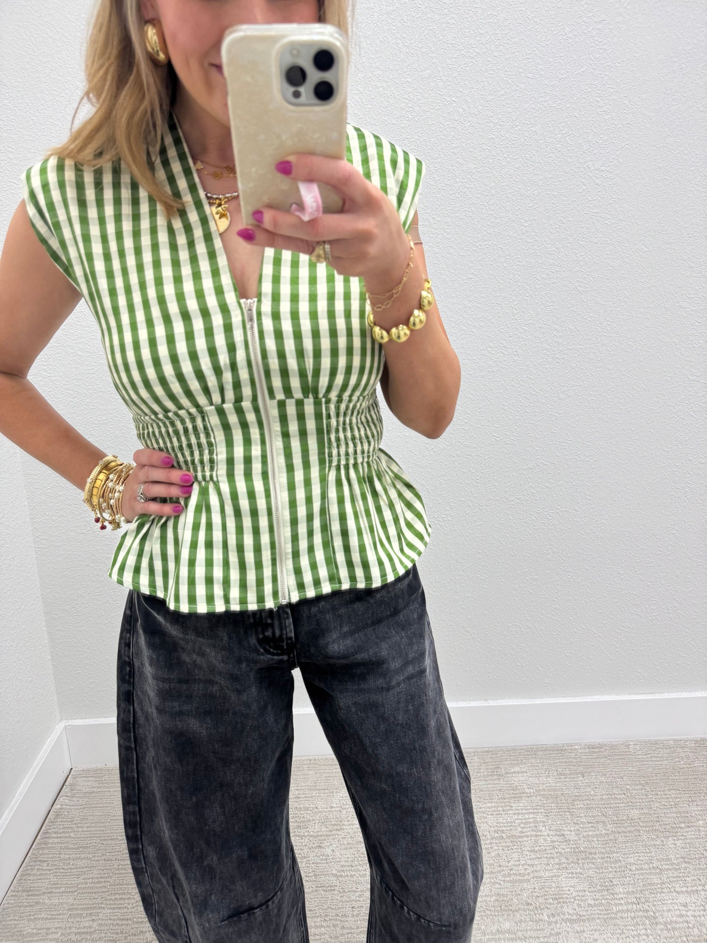 Katia Barrel Leg Black Jeans