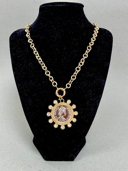 Gold Coin Necklace