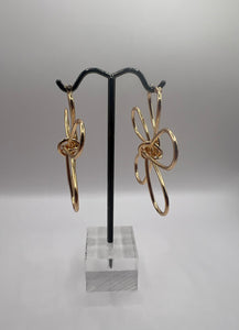 Gold Flower Earrings FS
