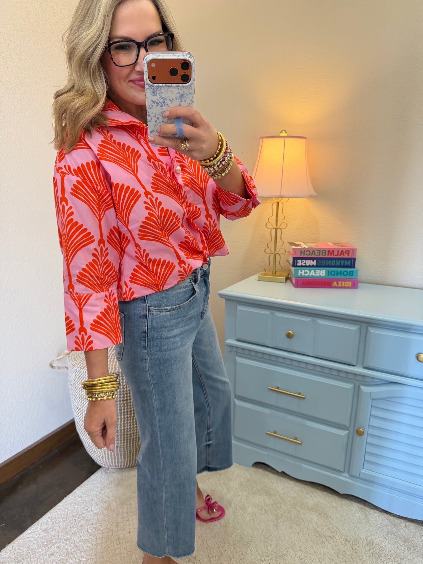 Vervet High Rise Crop Wide Leg Jeans