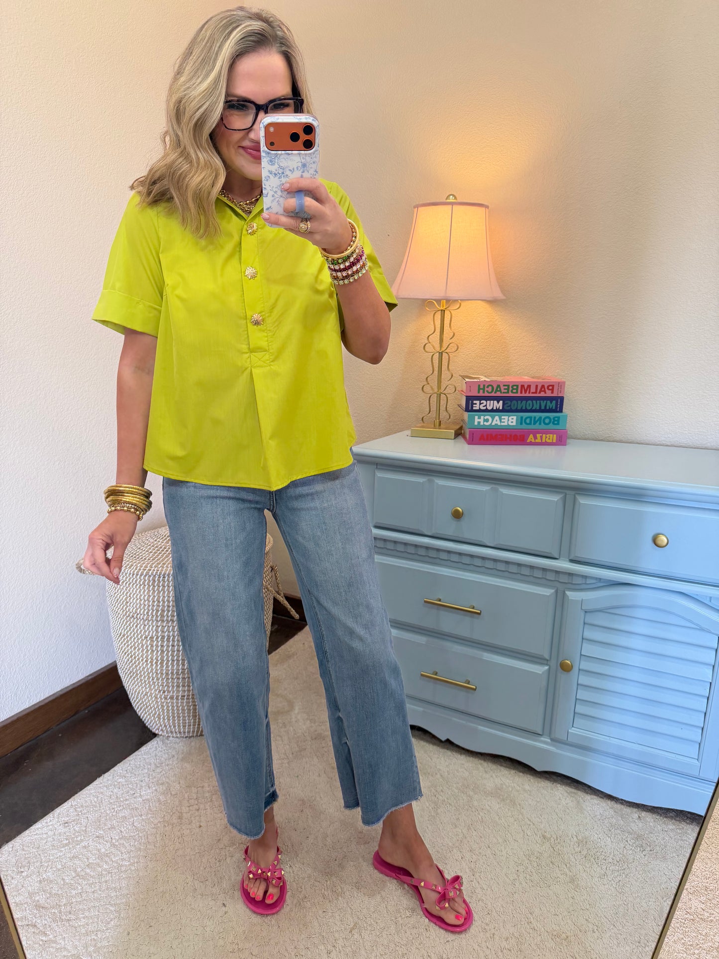 Vervet High Rise Crop Wide Leg Jeans