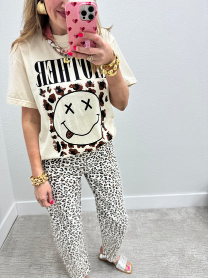Mother Leopard Graphic Tee FS