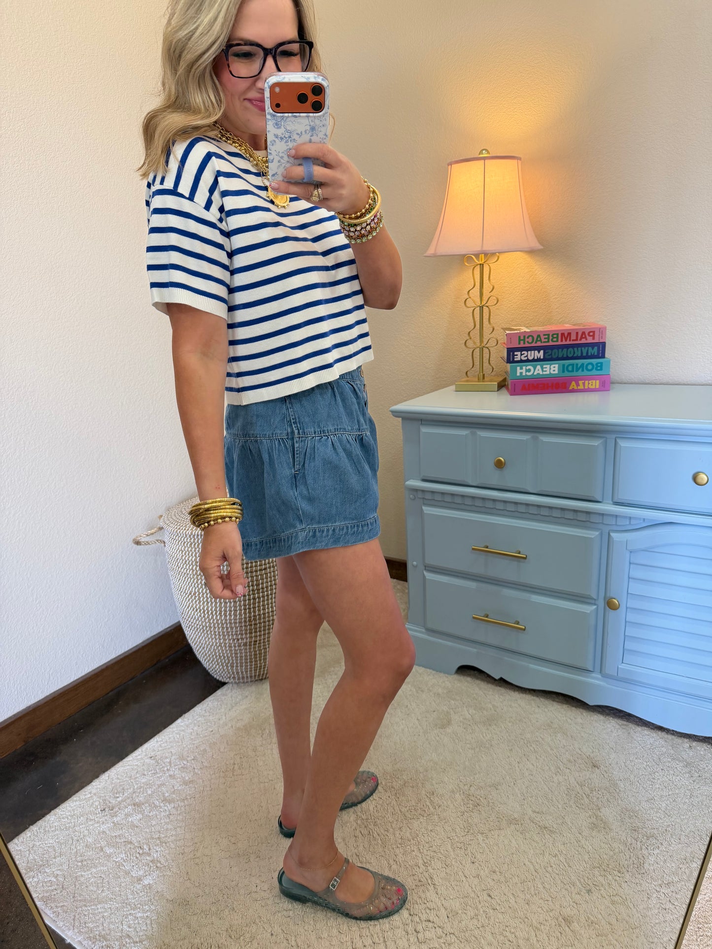 Risen Medium Slouchy Shirred Detail Shorts