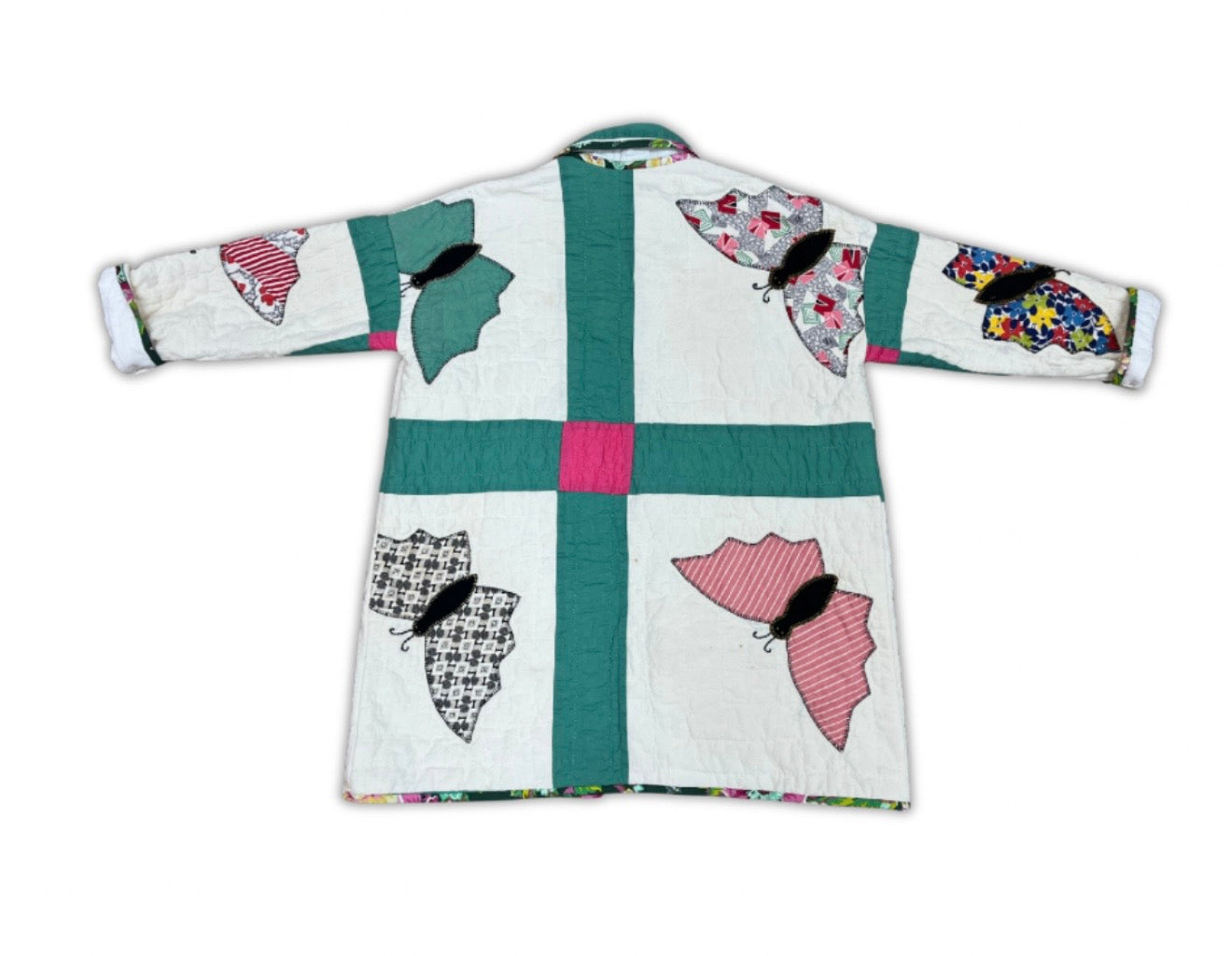 Hand Made Quilted Butterfly Jacket