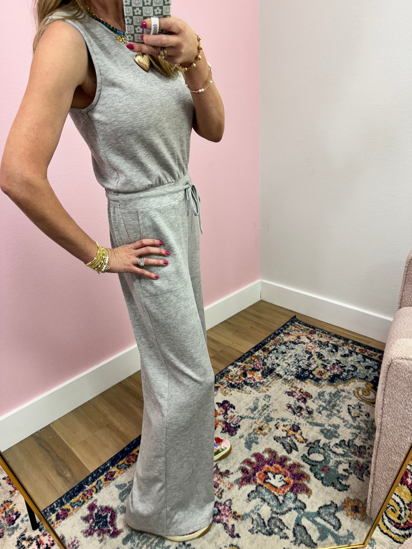 Gray Scuba Jumpsuit