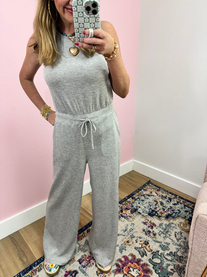 Gray Scuba Jumpsuit