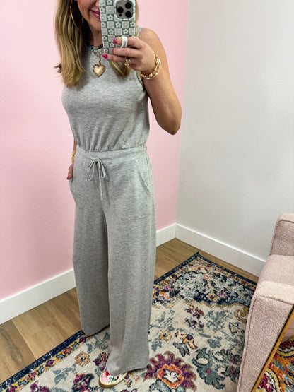 Gray Scuba Jumpsuit