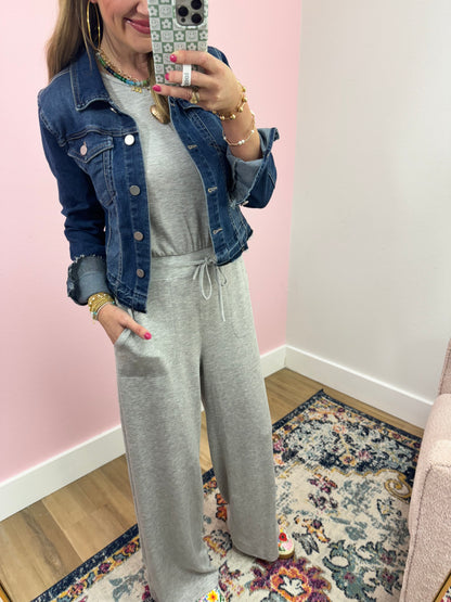 Gray Scuba Jumpsuit