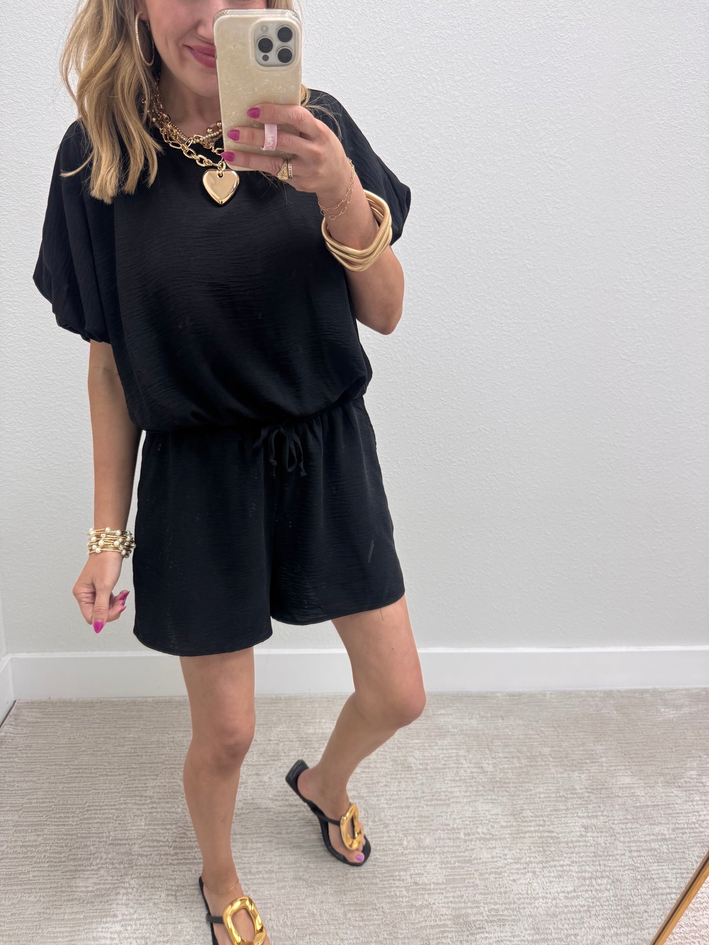 Black Bubble Top