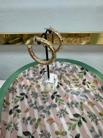 Shiny Texture Hoops (Silver and Gold)