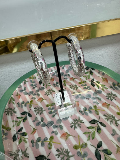 Shiny Texture Hoops (Silver and Gold)