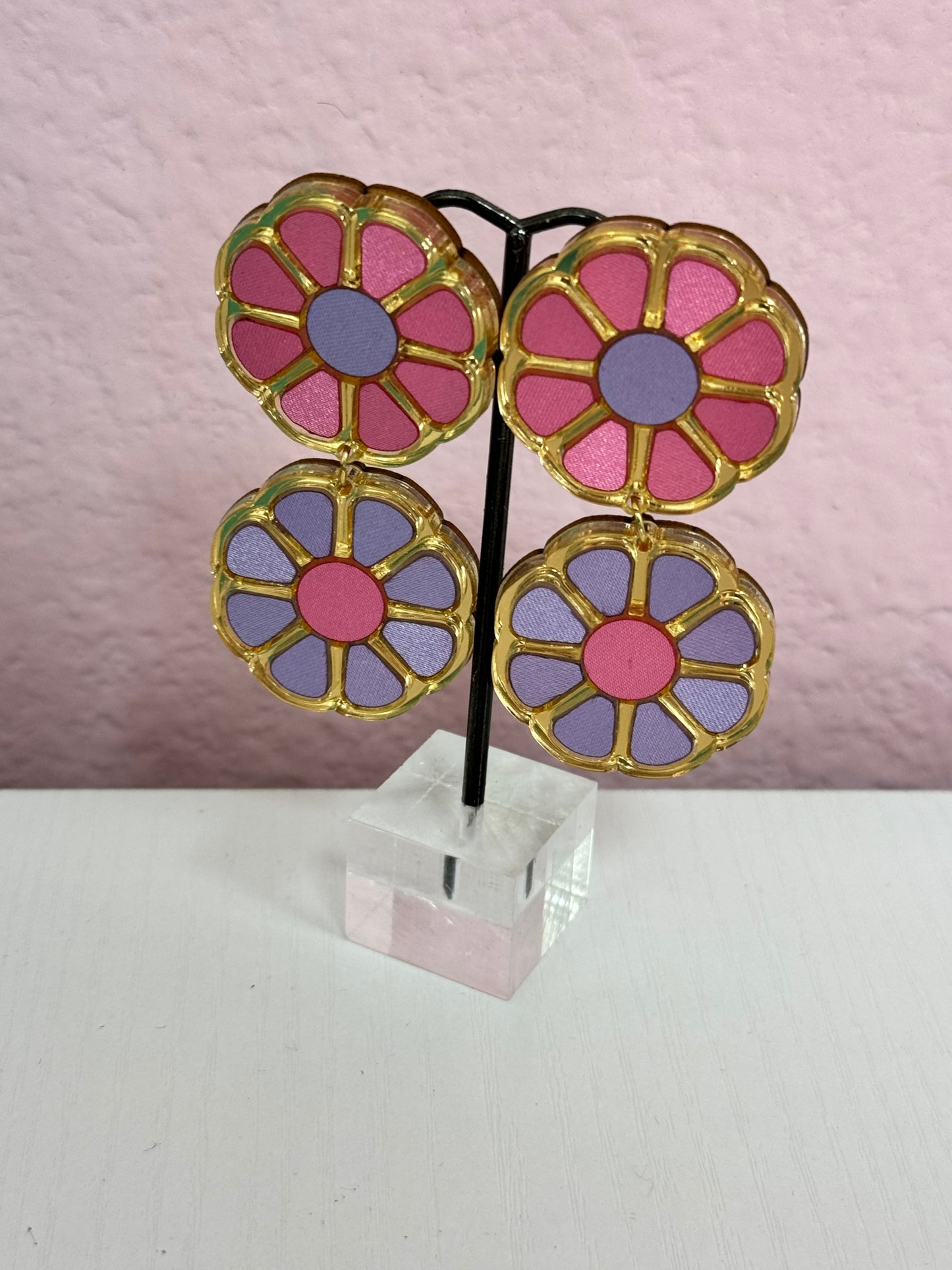 Handmade Luxury Floral Earrings (Multiple Colors)