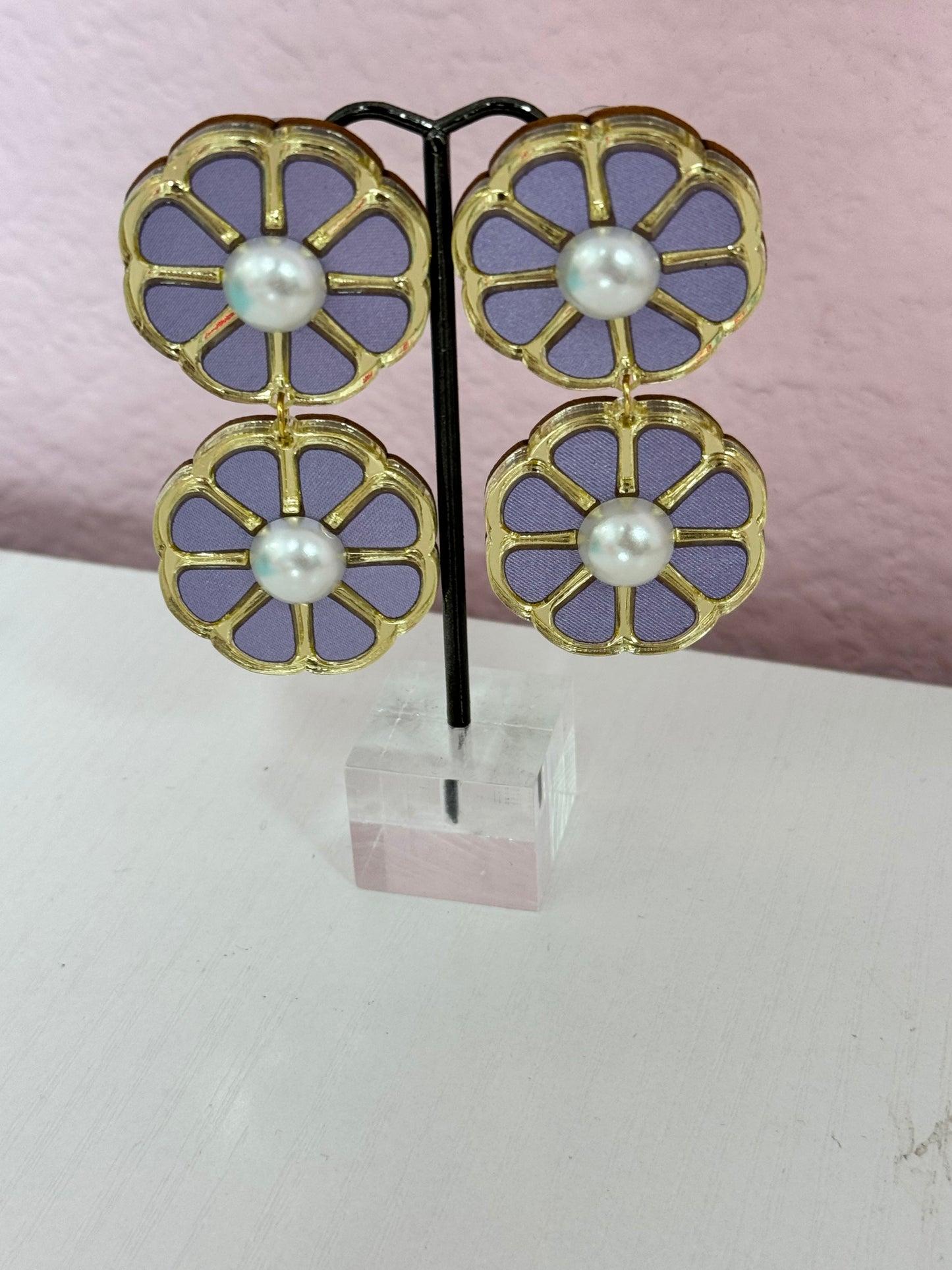 Handmade Luxury Floral Earrings (Multiple Colors)